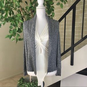 Apt 9 Marled cardigan, black &white combo size PXS